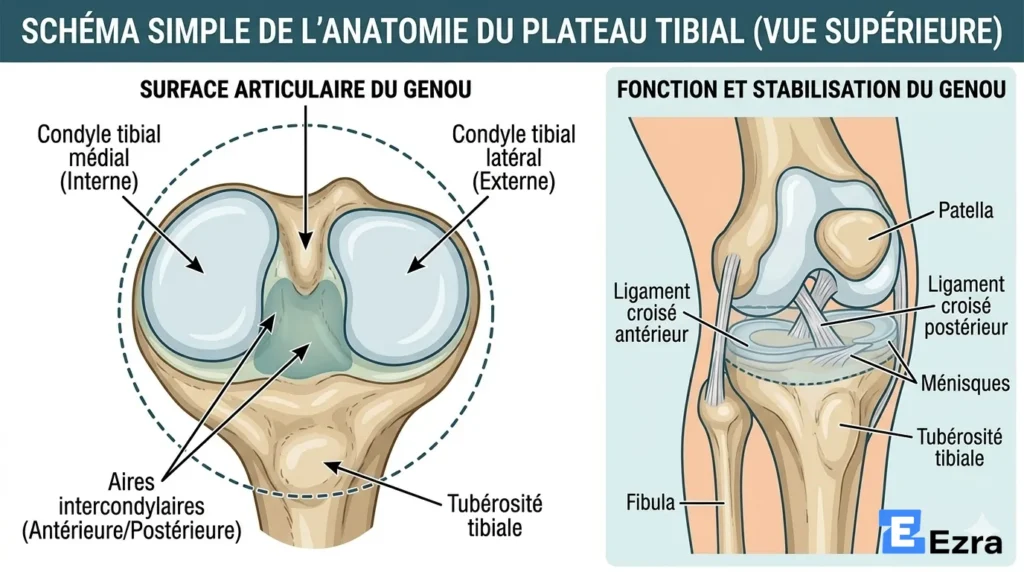 oedeme osseux tibia : plateau tibial anatomie