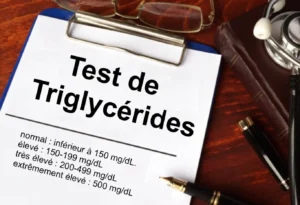 triglycérides test sur les taux moyens
