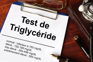 triglycérides test sur les taux moyens