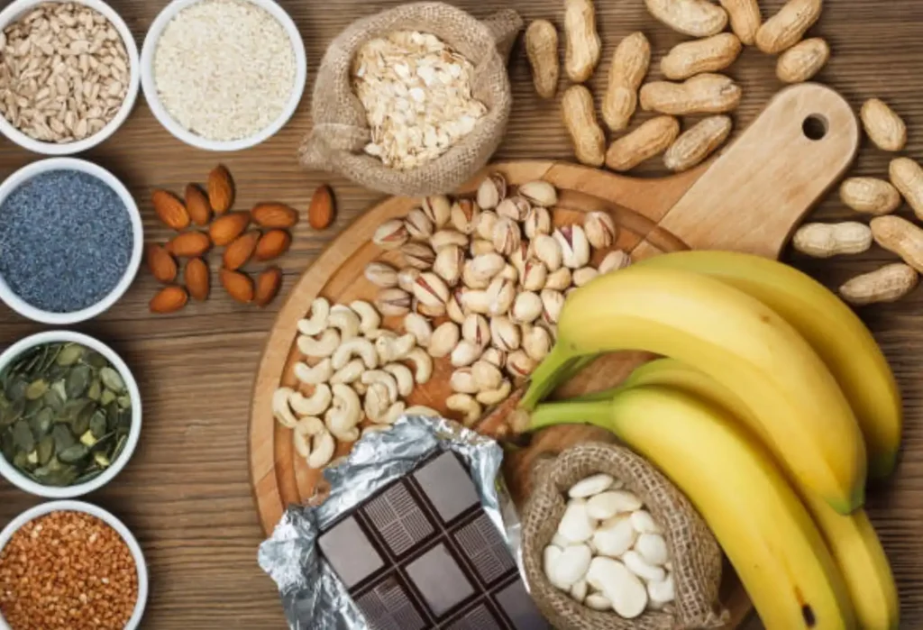 aliments pour éviter symptômes d'une carence  en magnésium