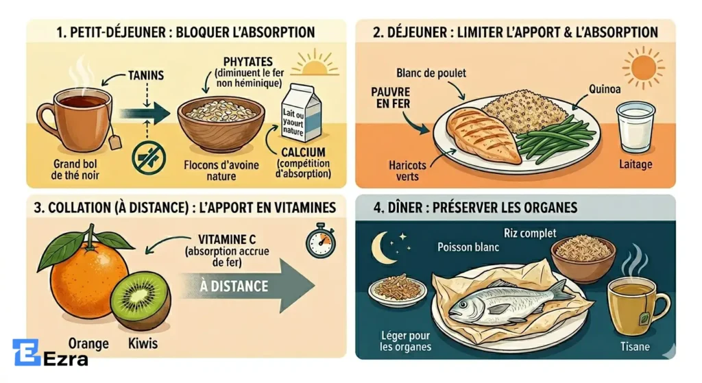 ferritine : aliments interdits en cas de surdosage de ferritine​